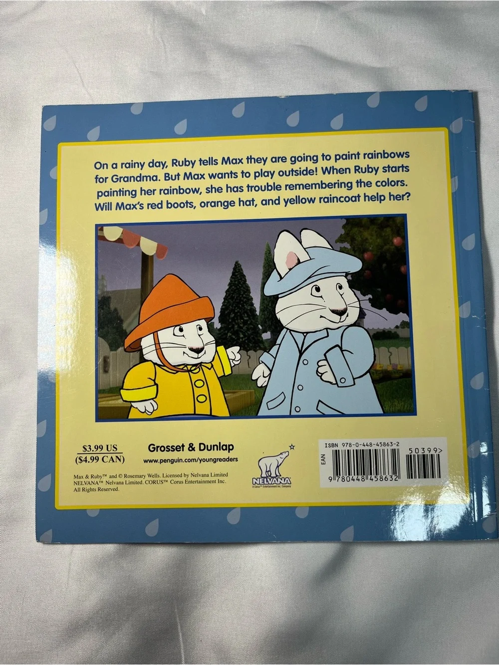 Vintage 2003 Max & Ruby Ruby’s‎ Rainbow Paperback Book Grosset & Dunlap